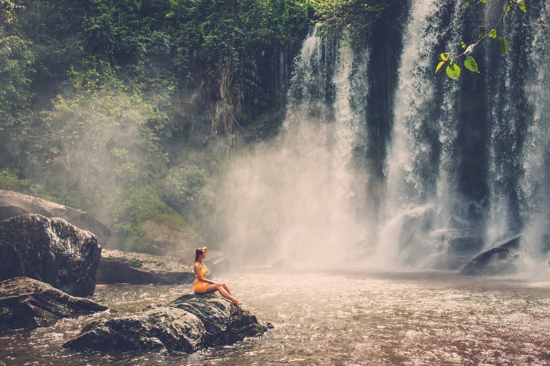 La montagna di Phnom Kulen