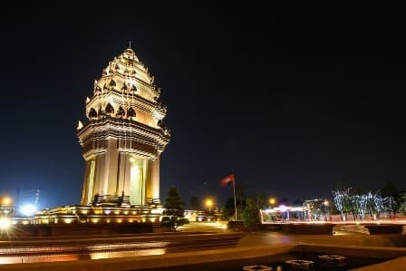 Il Monumento dell'Indipendenza della Cambogia